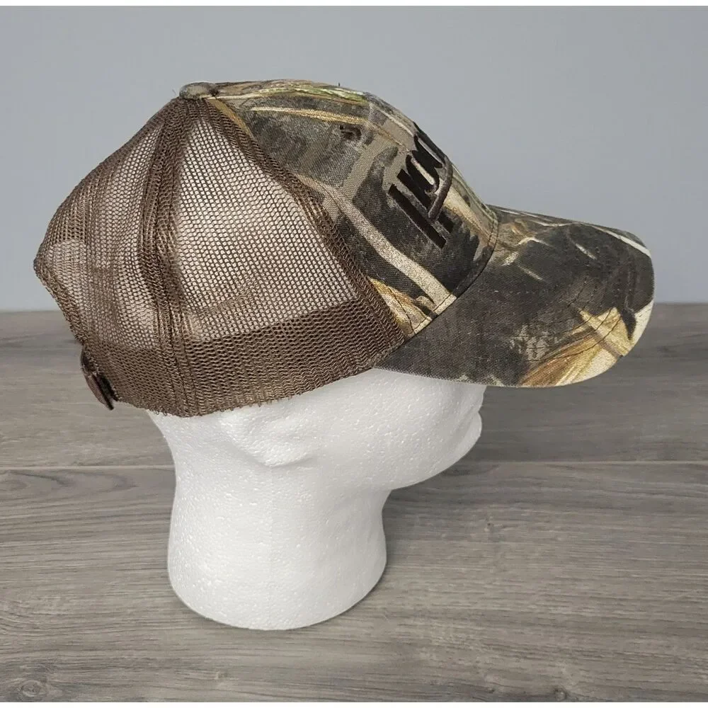 Bretmor Headwear Mens Hoober Camouflage Trucker Strapback Hat American Flag